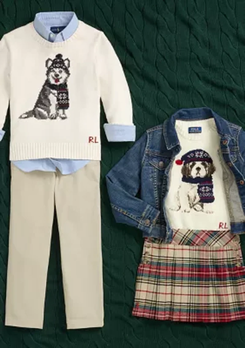 Boys 2-7 Straight Fit Flex Abrasion Twill Pants