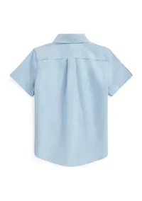 Boys 2-7 Cotton Oxford Short-Sleeve Shirt