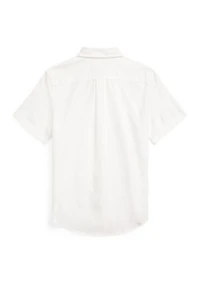 Boys 8-20 Cotton Oxford Short Sleeve Shirt