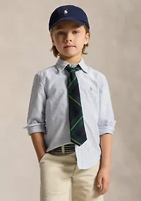 Boys 2-7 Striped Cotton Oxford Shirt