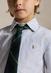 Boys 2-7 Striped Cotton Oxford Shirt