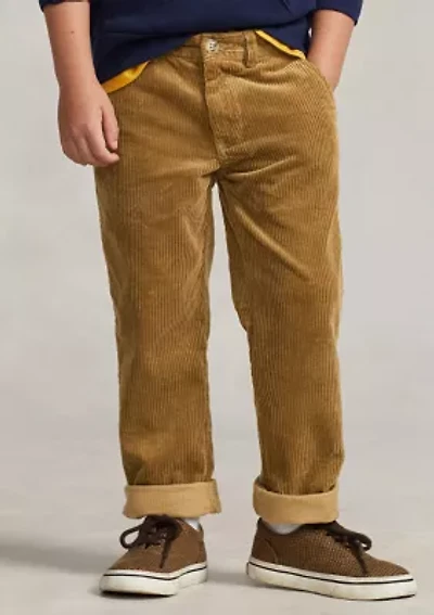 Boy 2-7 Straight Fit Cotton Corduroy Pants