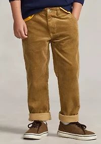 Boy 2-7 Straight Fit Cotton Corduroy Pants
