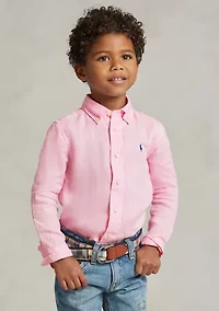 Boys 2-7 Linen Shirt