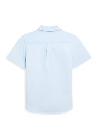 Boy 2-7 Knit Oxford Short Sleeve Shirt