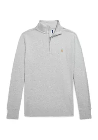 Boys 8-20 Cotton Interlock Quarter-Zip Pullover