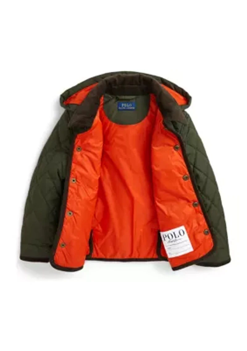 Boys 2-7 Hooded Barn Jacket