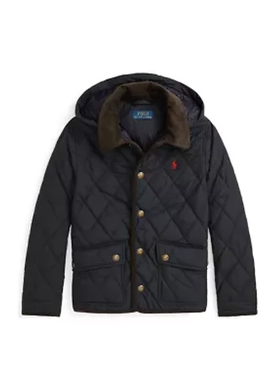 Boys 8-20 Hooded Barn Jacket