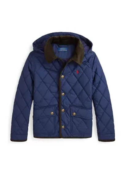 Boys 8-20 Hooded Barn Jacket