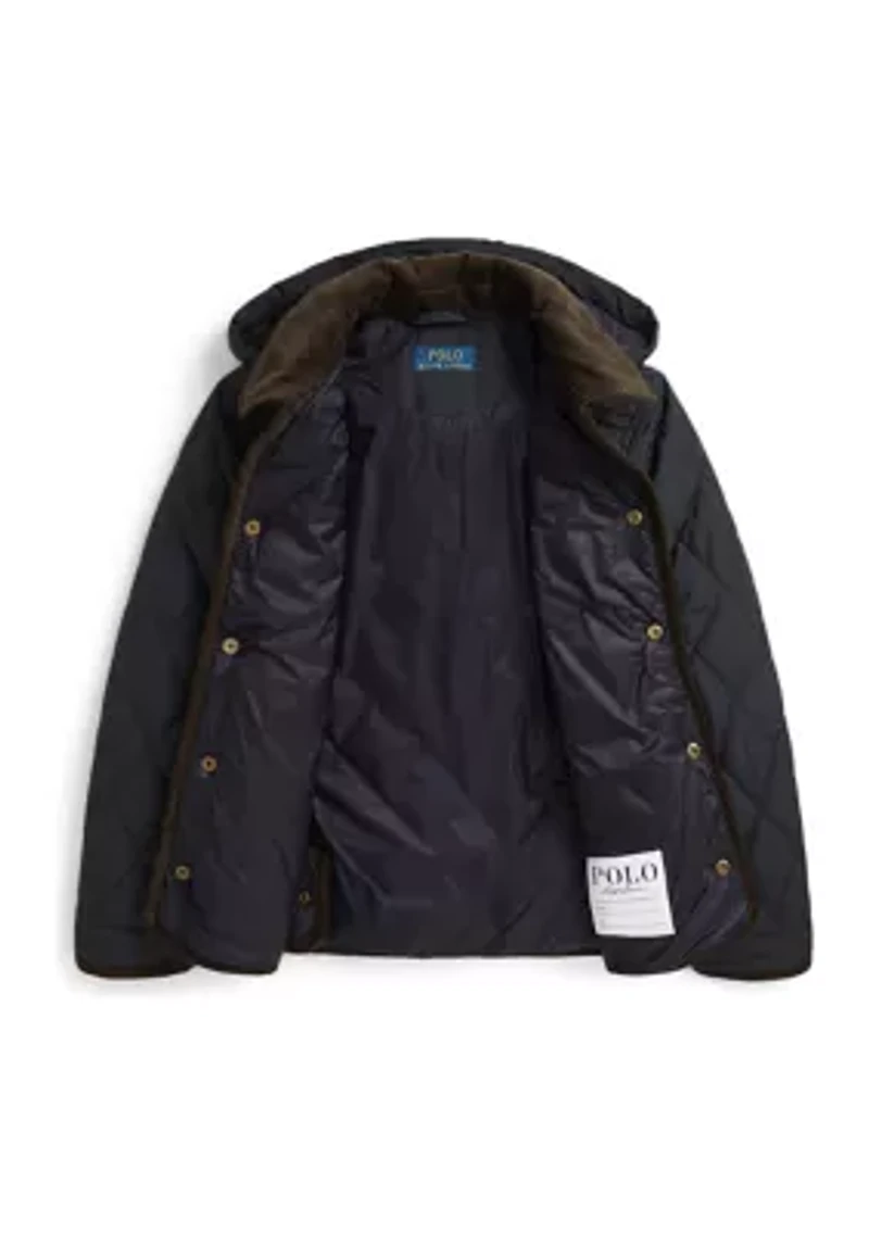 Boys 8-20 Hooded Barn Jacket