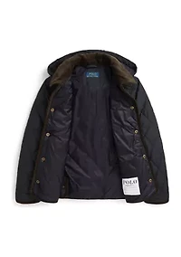Boys 8-20 Hooded Barn Jacket