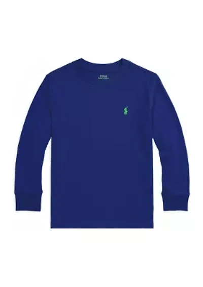 Boys 2-7 Cotton Jersey Long Sleeve T-Shirt