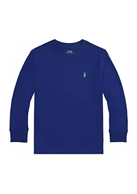 Boys 2-7 Cotton Jersey Long Sleeve T-Shirt