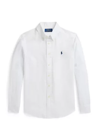 Boys 8-20 Linen Shirt