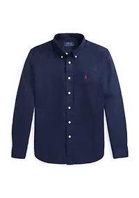 Boys 8-20 Linen Shirt