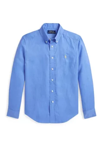 Boys 8-20 Linen Shirt