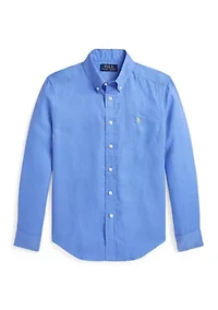 Boys 8-20 Linen Shirt
