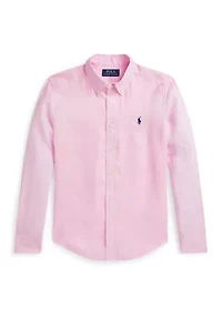Boys 8-20 Linen Shirt