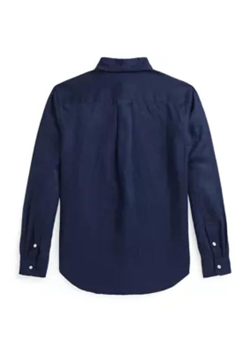 Boys 8-20 Linen Shirt