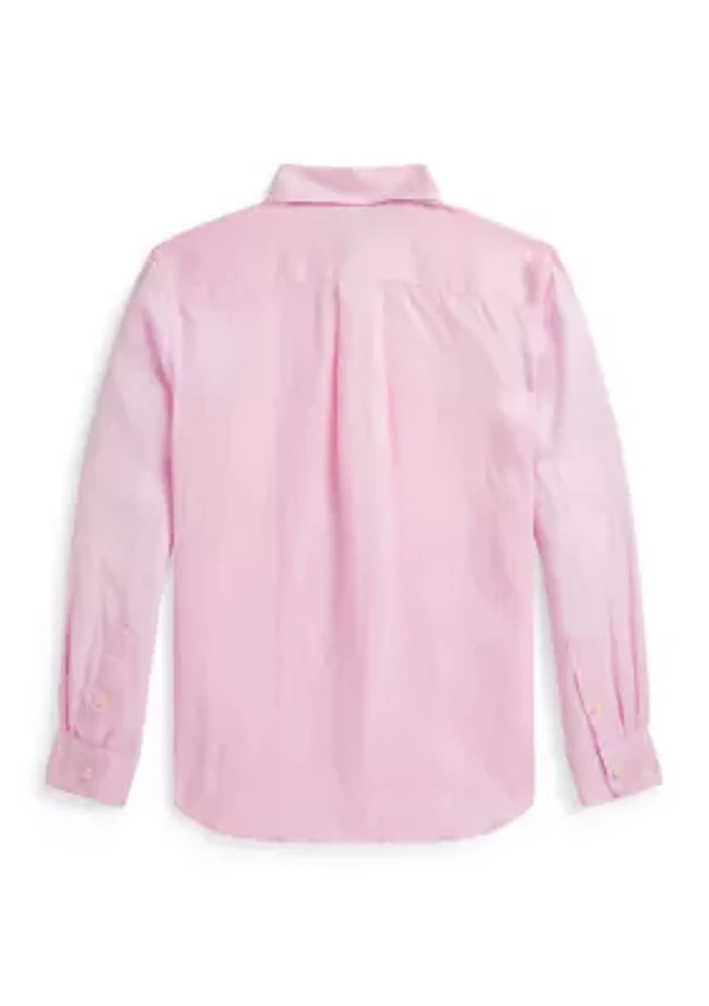 Boys 8-20 Linen Shirt