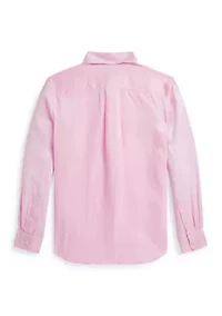 Boys 8-20 Linen Shirt