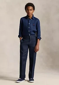 Boys 8-20 Linen Shirt