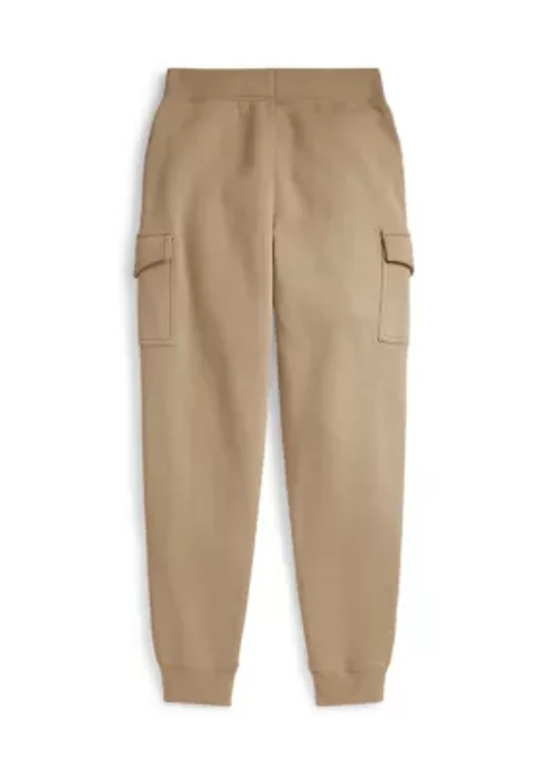 Boys 8-20 Fleece Cargo Jogger Pants