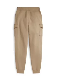 Boys 8-20 Fleece Cargo Jogger Pants