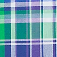 Boys 2-7 Plaid Cotton Poplin Short-Sleeve Shirt