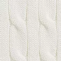Boys 8-20 Cable-Knit Cotton Polo Sweater