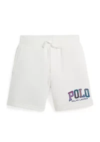 Boys 2-7 Madras Logo Fleece Shorts