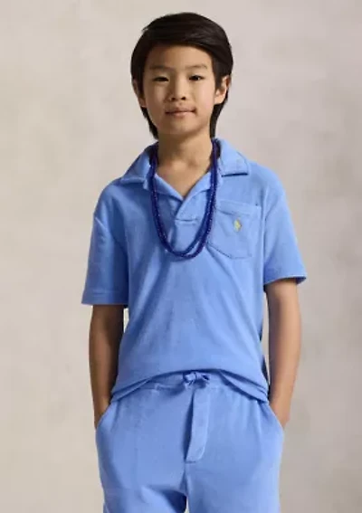 Boys 8-20 Terry Polo Shirt