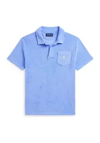 Boys 8-20 Terry Polo Shirt