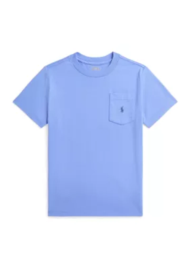 Boys 2-7 Cotton Jersey Pocket T-Shirt