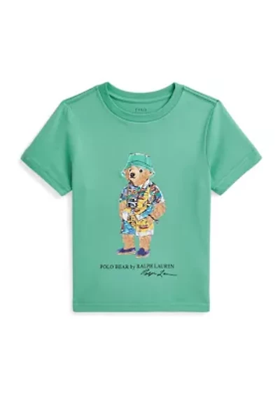 Boys - Polo Bear Cotton Jersey T-Shirt