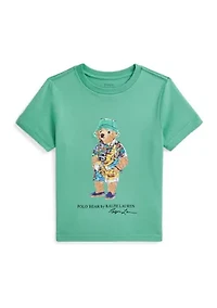Boys - Polo Bear Cotton Jersey T-Shirt