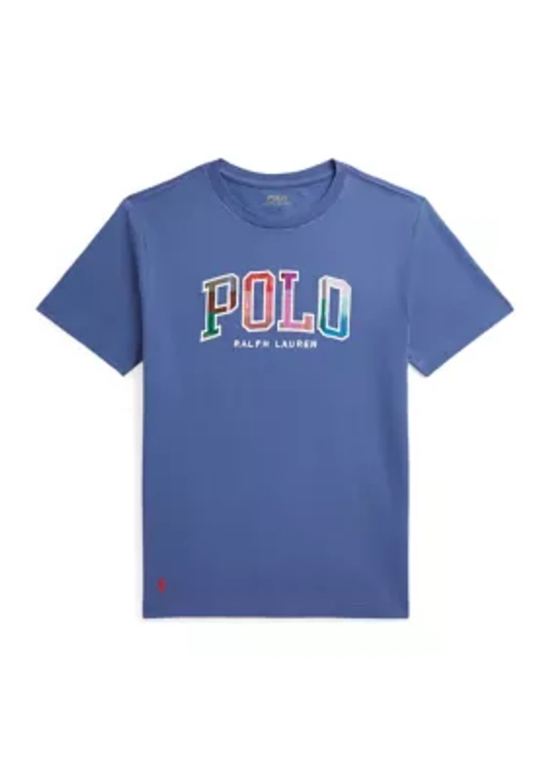 Boys 8-20 Madras Logo Cotton Jersey T-Shirt