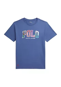 Boys 8-20 Madras Logo Cotton Jersey T-Shirt