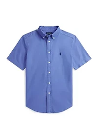 Boys - Cotton Oxford Short Sleeve Shirt