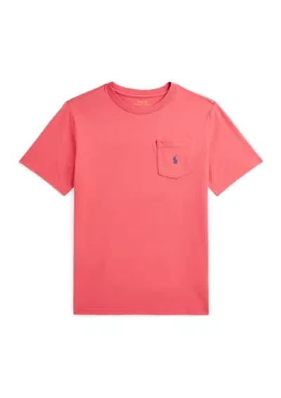 Boys 8-20 Cotton Jersey Pocket T-Shirt