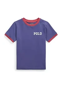 Boys 2-7 Logo Cotton Jersey Ringer T-Shirt