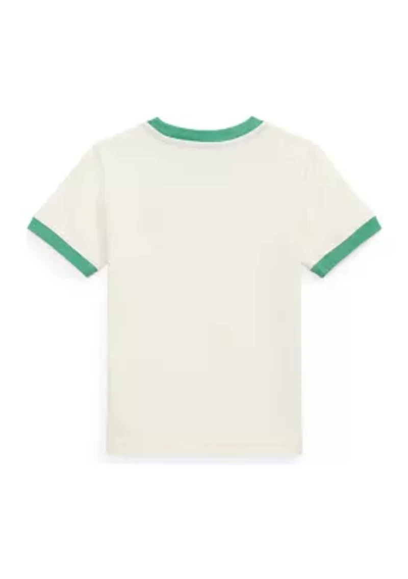 Boys 2-7 Logo Cotton Jersey Ringer T-Shirt