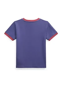 Boys 2-7 Logo Cotton Jersey Ringer T-Shirt