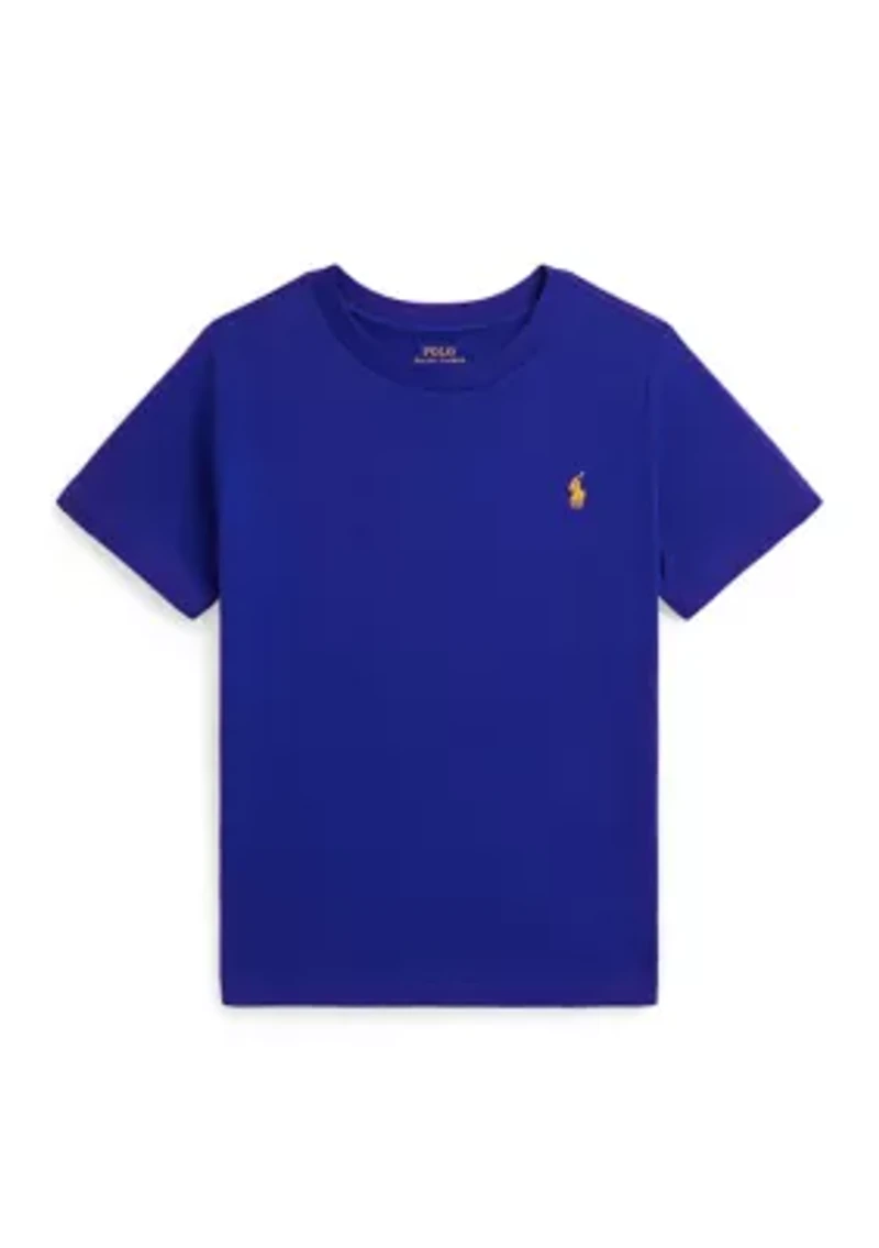 Boys 2-7 Cotton Jersey Crew Neck T-Shirt