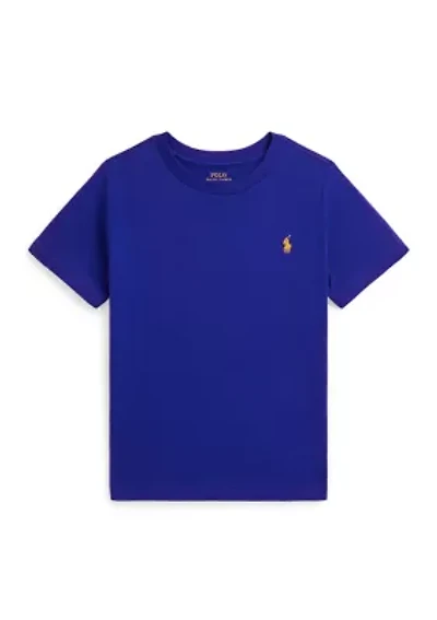 Boys 2-7 Cotton Jersey Crew Neck T-Shirt