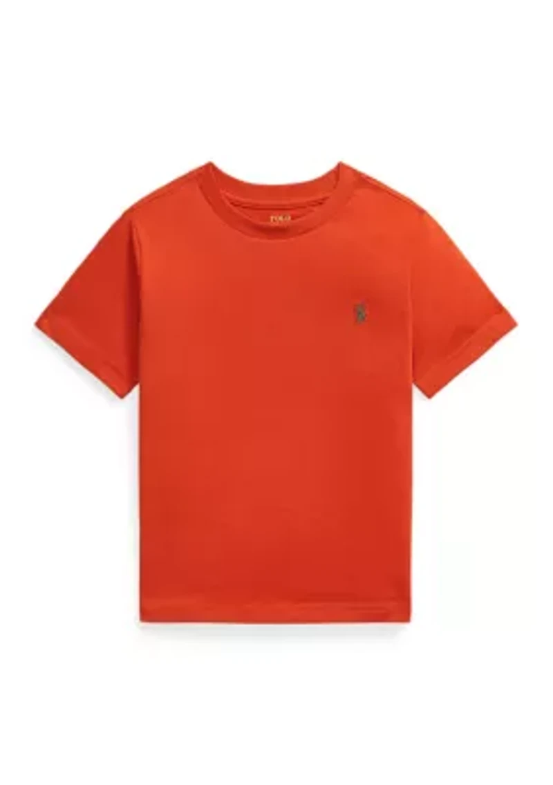 Boys 2-7 Cotton Jersey Crew Neck T-Shirt