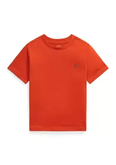 Boys 2-7 Cotton Jersey Crew Neck T-Shirt
