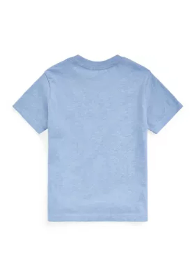 Boys 2-7 Cotton Jersey Crew Neck T-Shirt