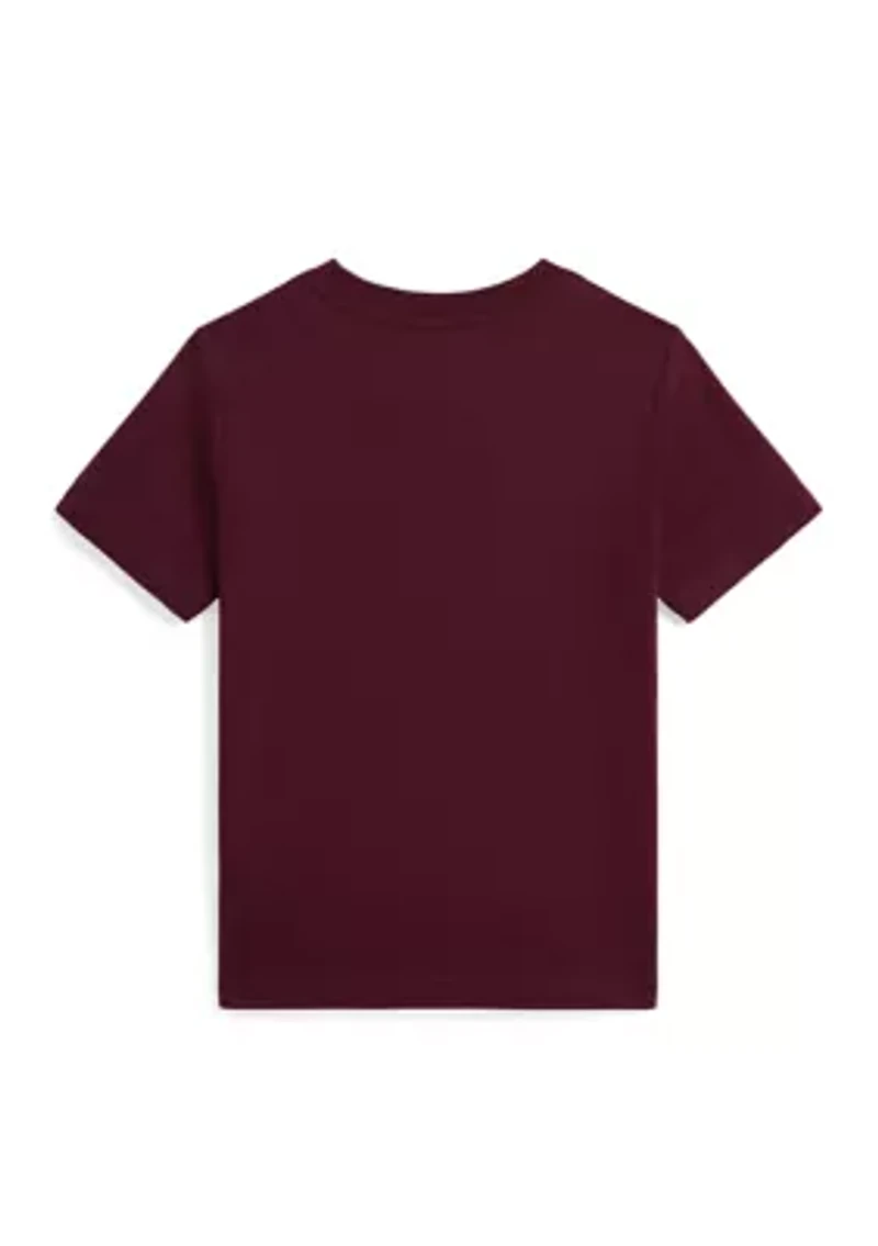 Boys 2-7 Cotton Jersey Crew Neck T-Shirt