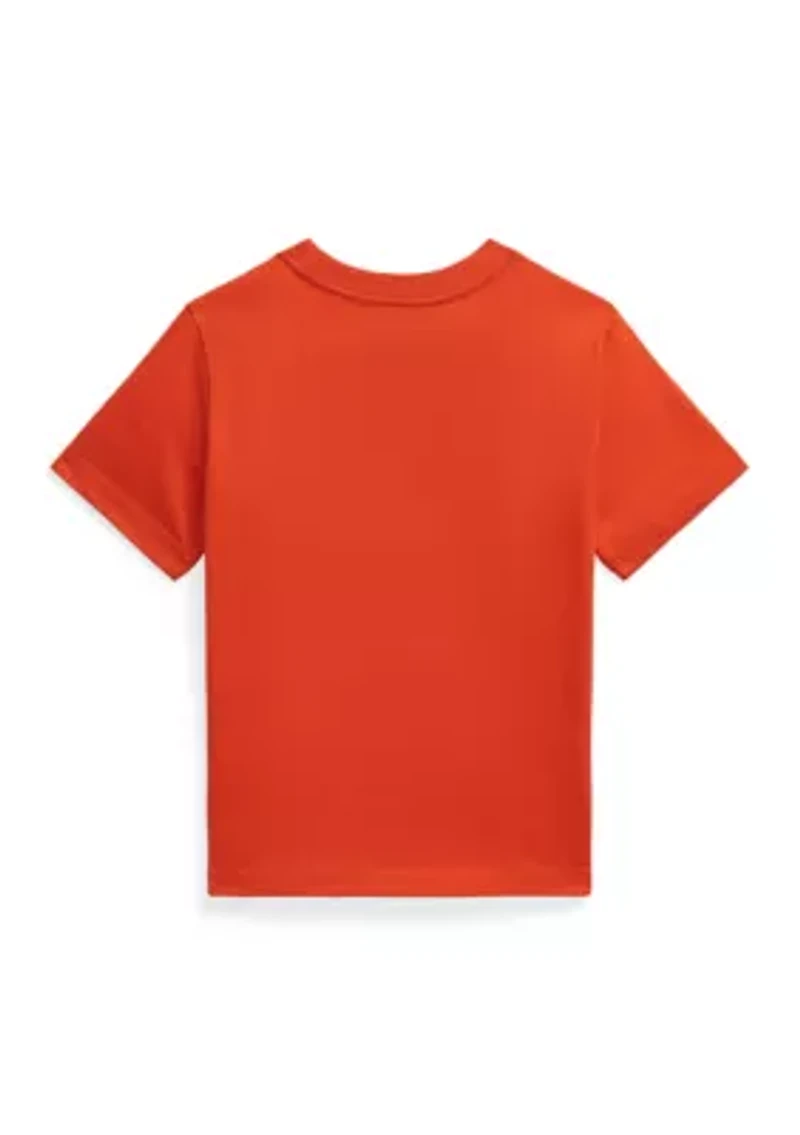 Boys 2-7 Cotton Jersey Crew Neck T-Shirt
